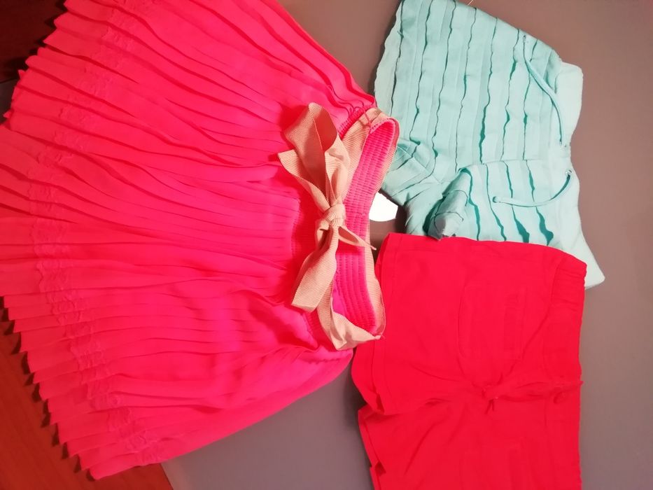 Calções e saia Chicco e Mayoral Como novos!