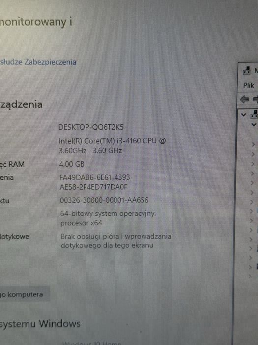 Komputer stacjonarny i3/GTX760/4GB RAM