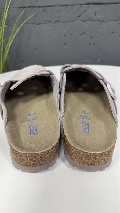 Шльопанці клоги в стилі Birkenstock  жіночі унісекс шкіряні висока якість