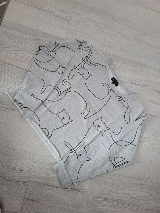 Bluza w koty aestethic cat Reserved