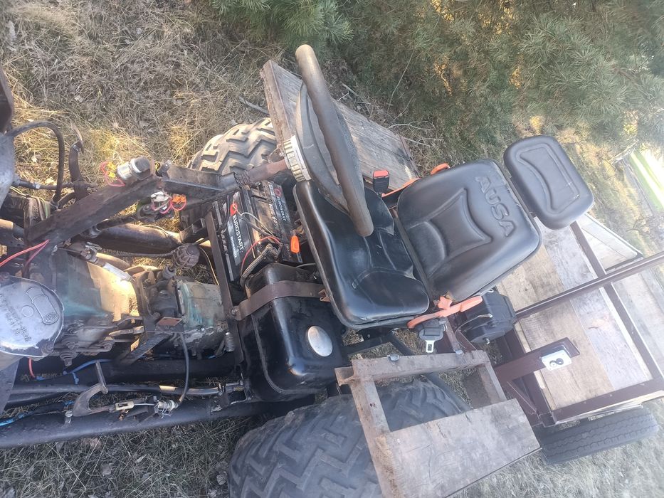 Traktorek z przyczepą kiper!