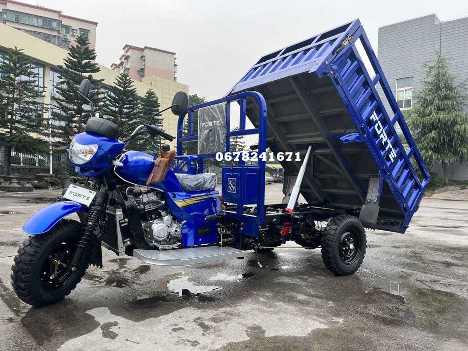 Мотоцикл FORTE CT-252  механіка бензин вантажопідйомність -600 кг Безкоштовна адресна доставка Можна в КРЕДИТ Маємо СТ-302Н