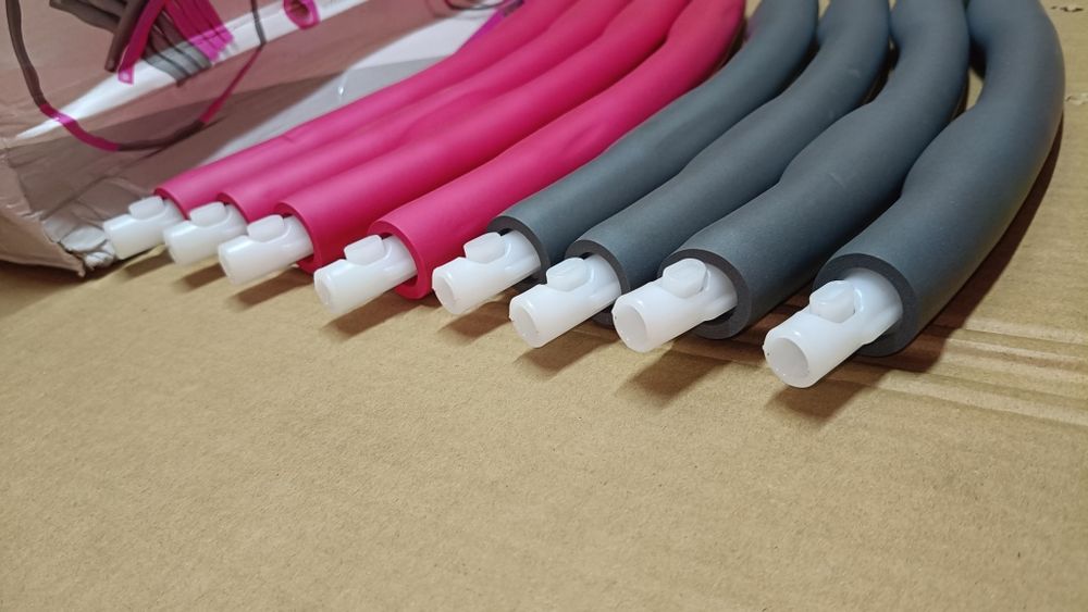 Hula Hoop 95 cm z wypustkami składana obręcz fitness