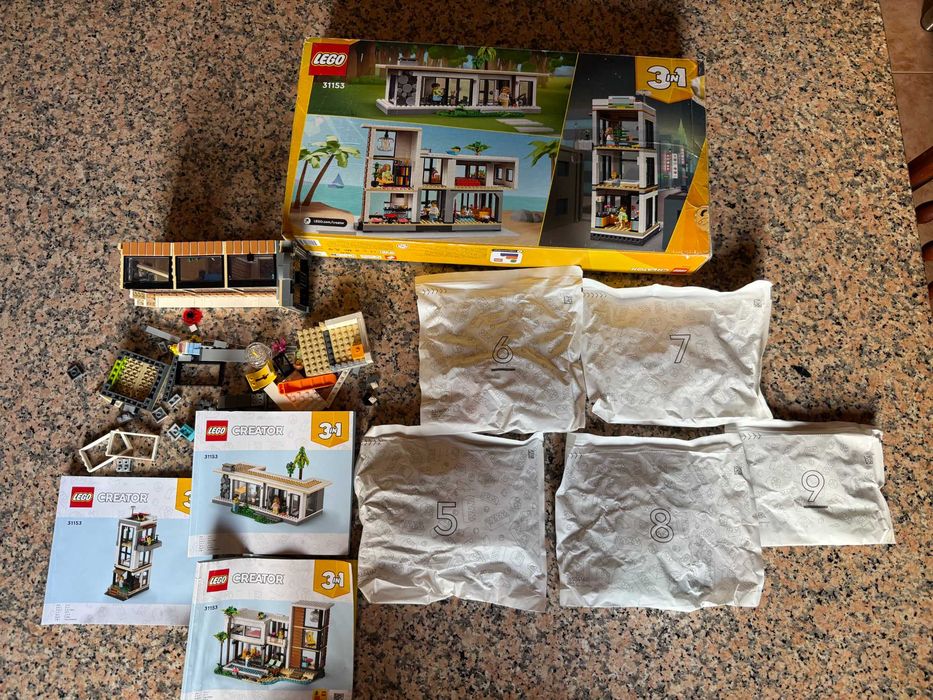 LEGO Creator 31153 — Casa Moderna 3 em 1 — Com caixa
