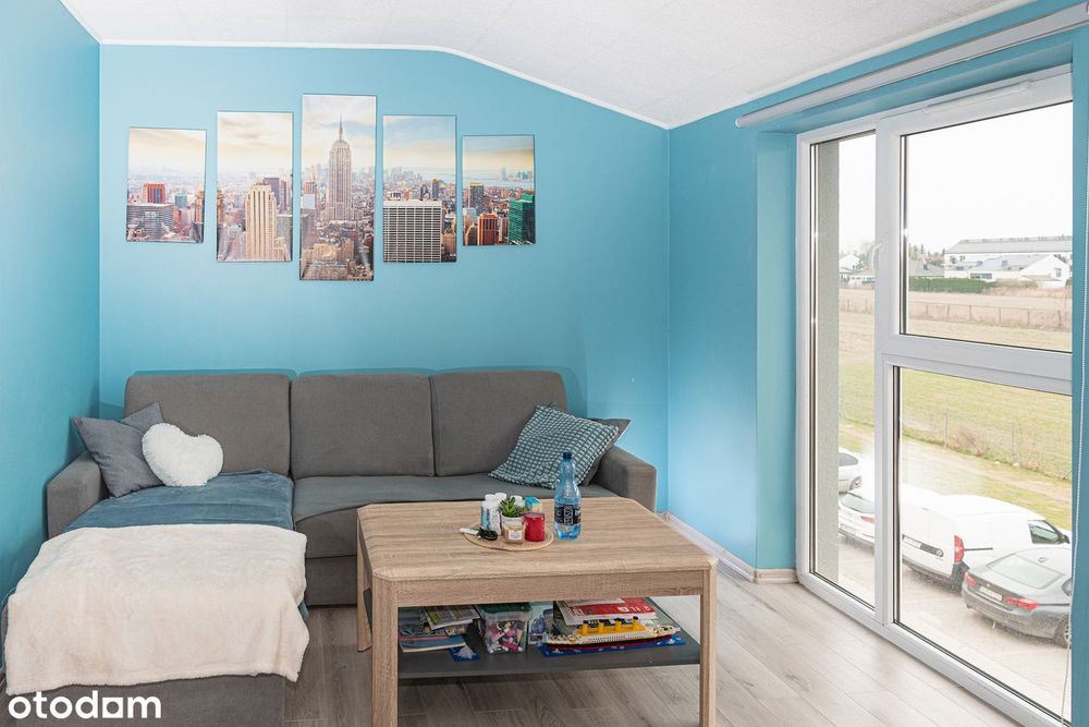 Nowoczesna kawalerka w Kiełczowie - możliwość wydzielenia sypialni!