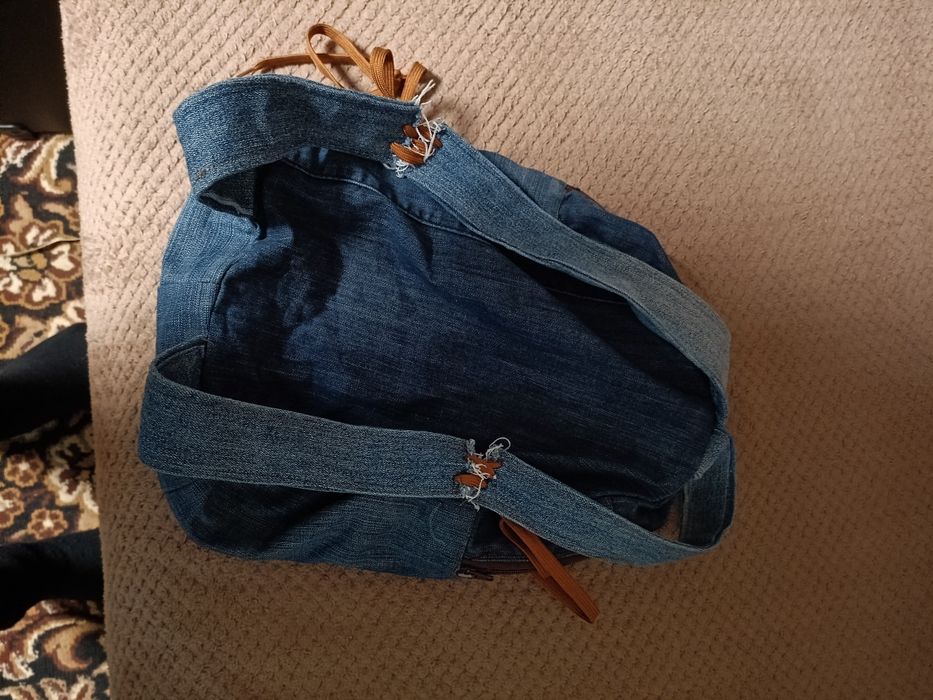 Джинсовый рюкзак