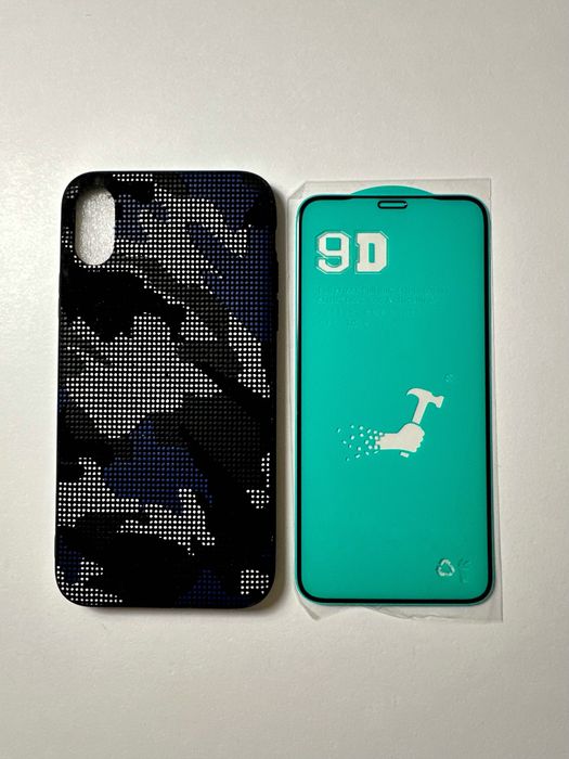 Nowe Etui, Case, Obudowa iPhone X/XS, szkło ekran