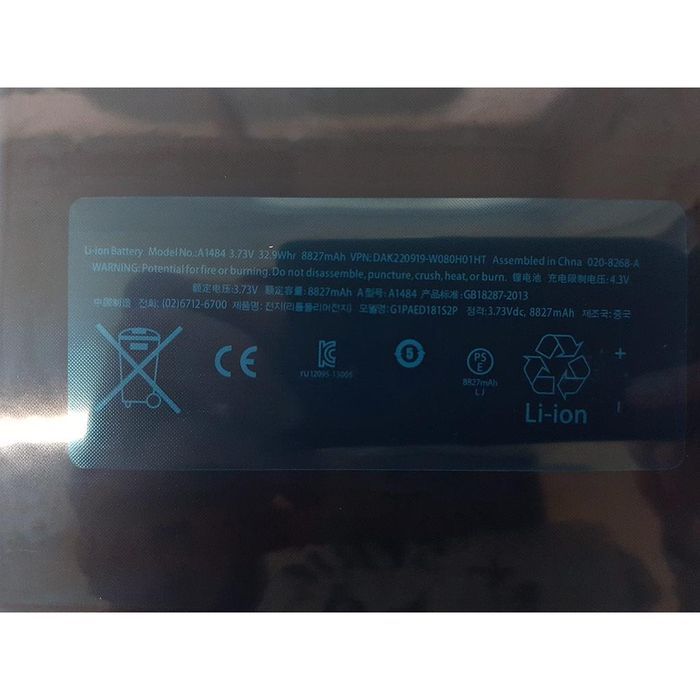 Bateria Do Apple Ipad Air Ipad 5 9.7 2017 A1484