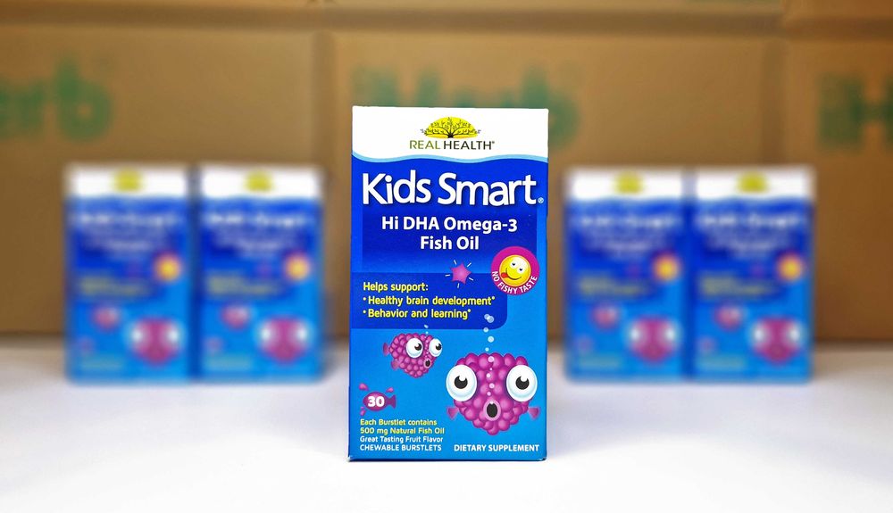 Риб'ячий жир омега-3 для дітей Kids Smart Hi DHA-Omega3 Fish Oil, 30шт