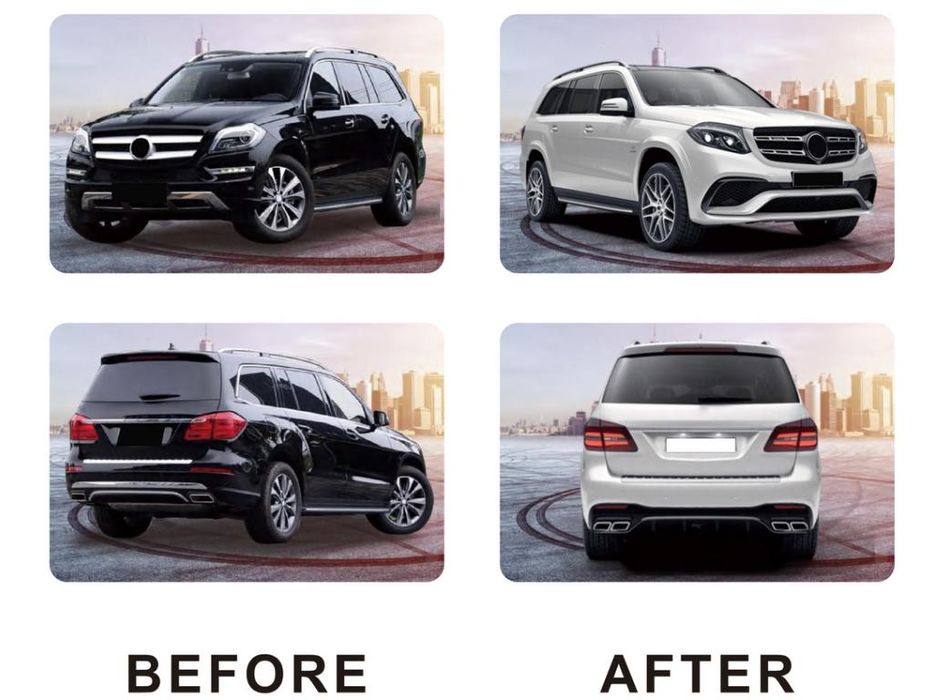 Mercedes GL X166 Комплект рестайлінгу в GLS63 AMG