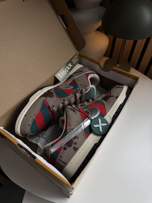 ТОП! Nike SB Dunk Low Freddy Krueger 41 42 43 44 45 найк данк фреді