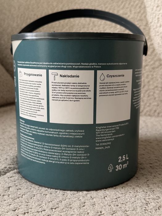 Farba ściany i sufity „palenque” castorama