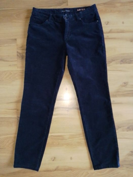 Marc O'Polo granatowe spodnie damskie M/L