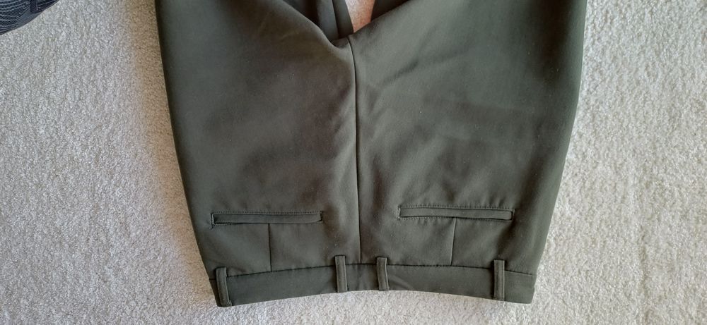 Samsoe Samsoe spodnie butelkowa zieleń 36