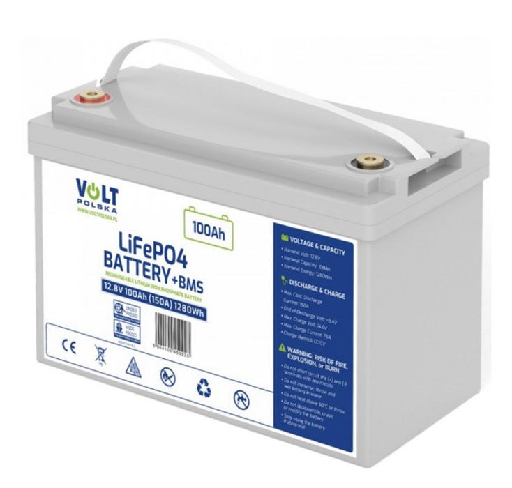 Акумулятор VOLT LIFEPO4 12V 100AH 100A