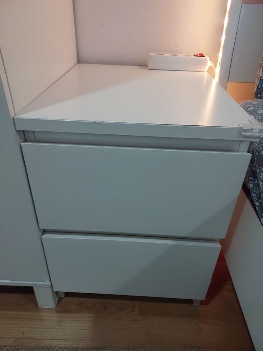 Mesa cabeceira Malm Ikea