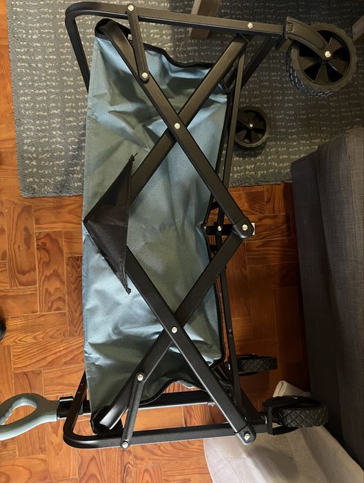 Carrinho ideal para tranporte de material de pesca
