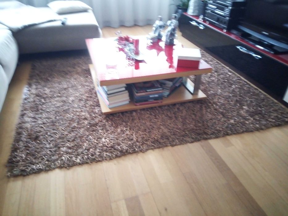 Tapete de sala pelo alto