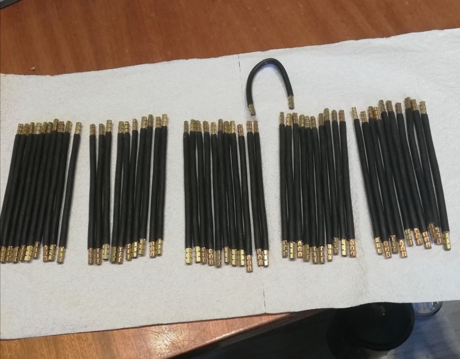 Zworka okablowana mostek miedź 133 mm 6 # 50 szt
