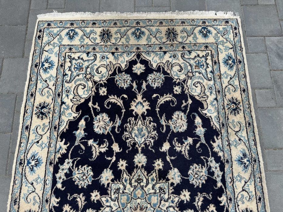 Nain Perski Dywan Ręcznie Tkany Wełniany Iran 206x116