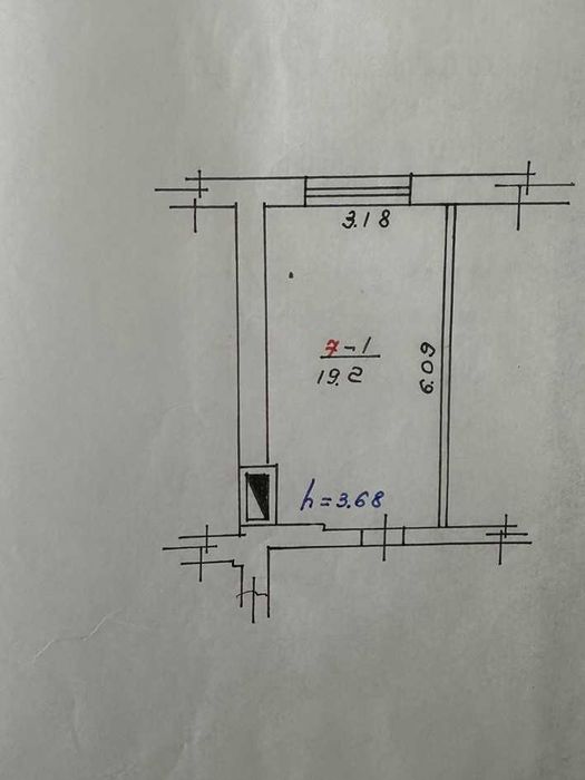 Продам  одно кімнату м. Фастів Київська обл.