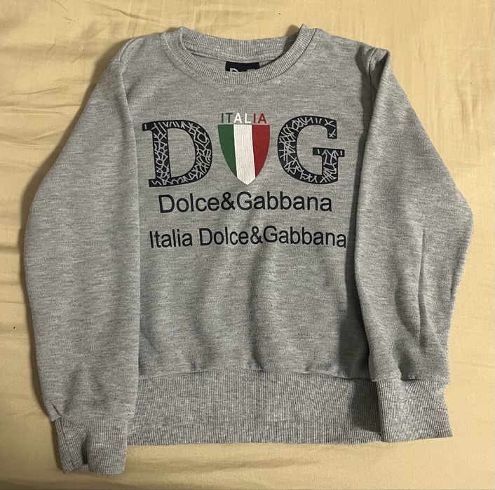 Дитяча кофта D&G (Dolce & Gabbana), сіра, 4–6 років