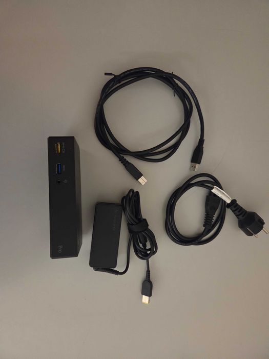 Dock Station Lenovo ThinkPad USB 3.0 Pro (Set Completo)