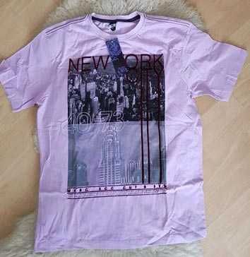 Bluzka fioletowaT-shirt Nowy York New York nowa