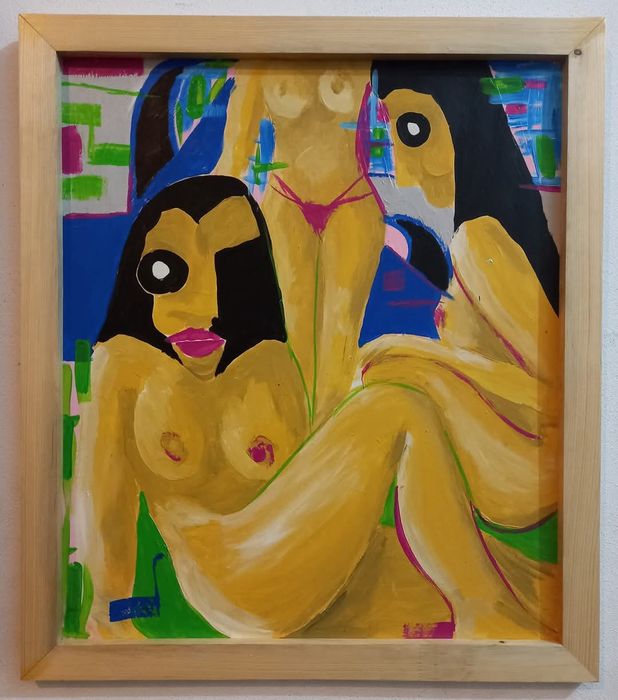 Pinturas a tinta acrílica