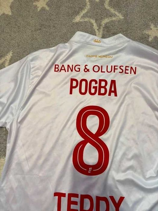 Koszulka Mizuno AS Monaco Pogba #8 2025 2026 home kit jersey domowa