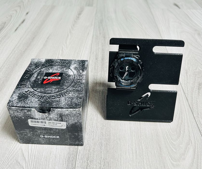 Casio G-SHOCK GA-100-1A1ER – stan idealny + zapasowy pasek