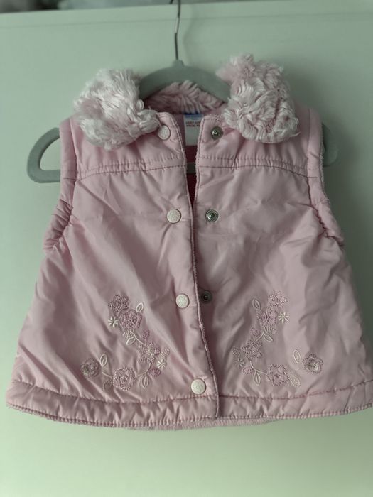 AdamsKids - kamizelka różowa dla dziewczynki r. 74