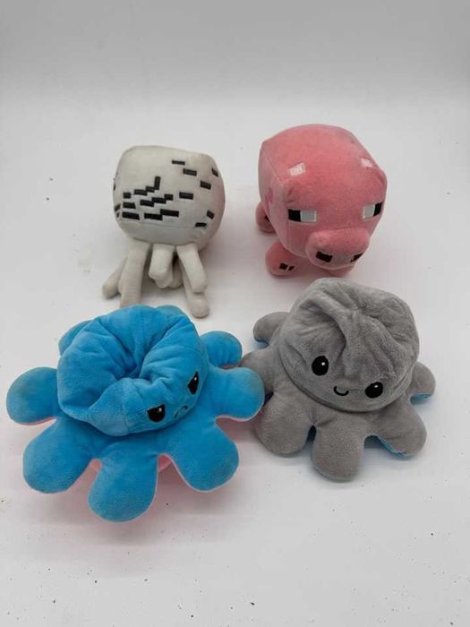 Maskotka pluszak Minecraft dwustronna ośmiornica