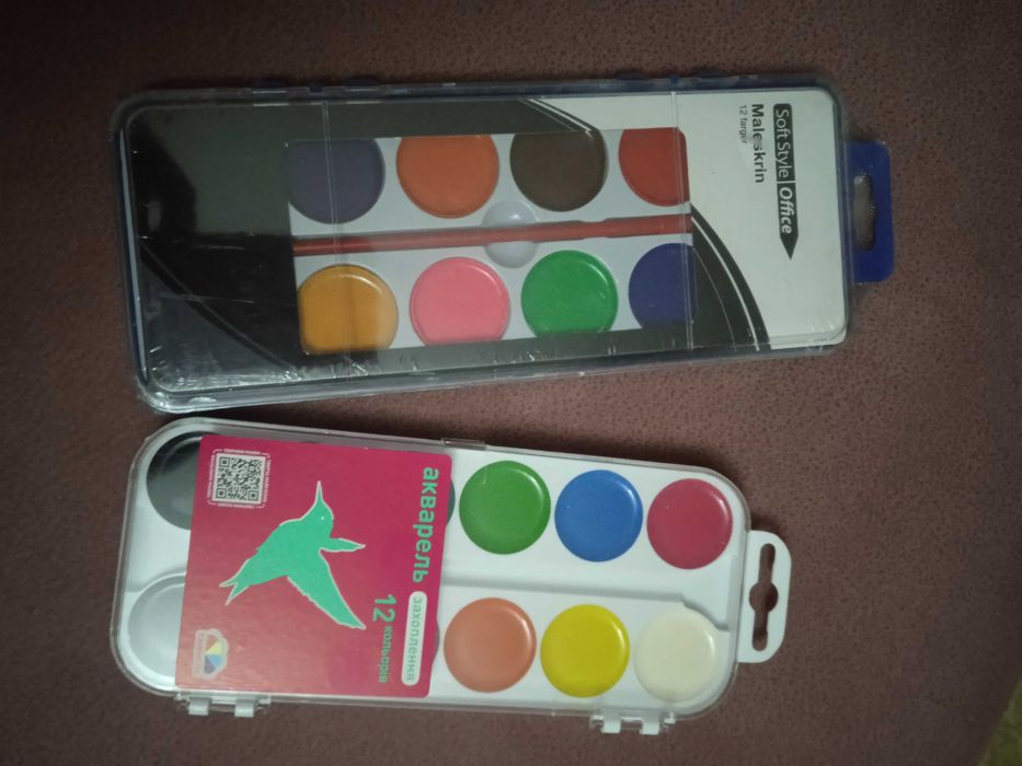 Краски акварельні гарна якість