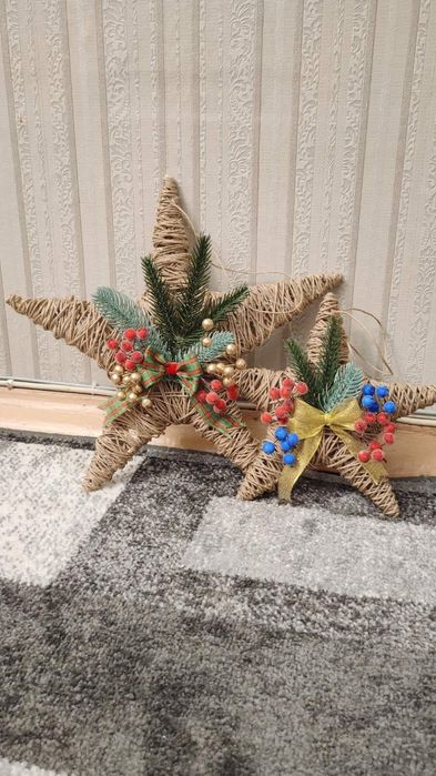 Новогодние украшения звезда новорічний декор новорічні прикраси зірка