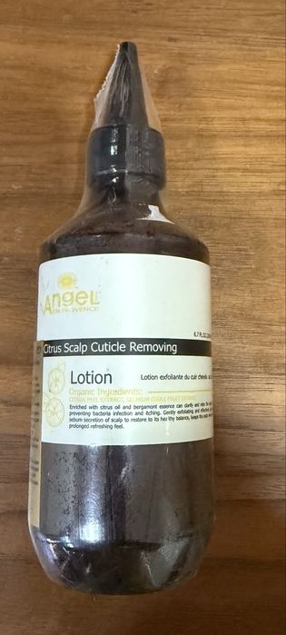 Lotion Scalp esfoliante do couro cabeludo. Marca Angel en Provence