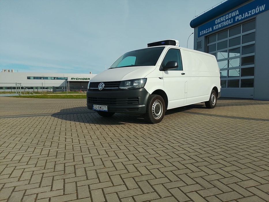 Volkswagen Transporter T6 L2 Maxi Long Salon PL Izoterma Chłodnia Mroźnia do lodów minus 20 stopni 3os 3Epal  Producent Chłodnia/Mroźnia/Grzanie finansowanie gwarancja