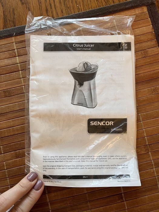 Wyciskarka do cytrusow Senecor