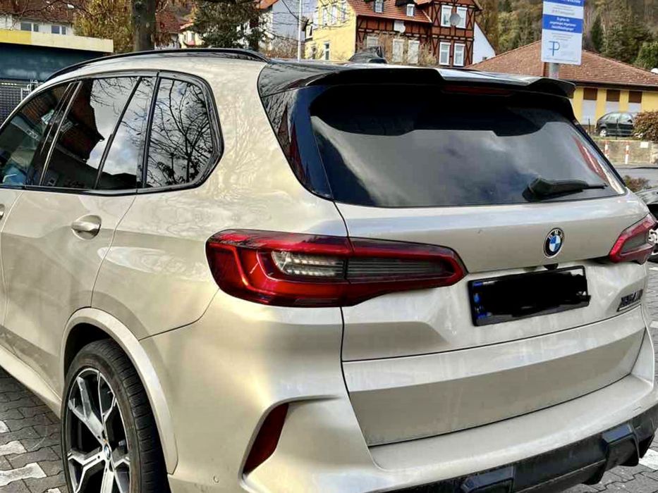 Спойлер BMW X5 G05 2019 на кришку багажника Х5M F95 стиль - чорний