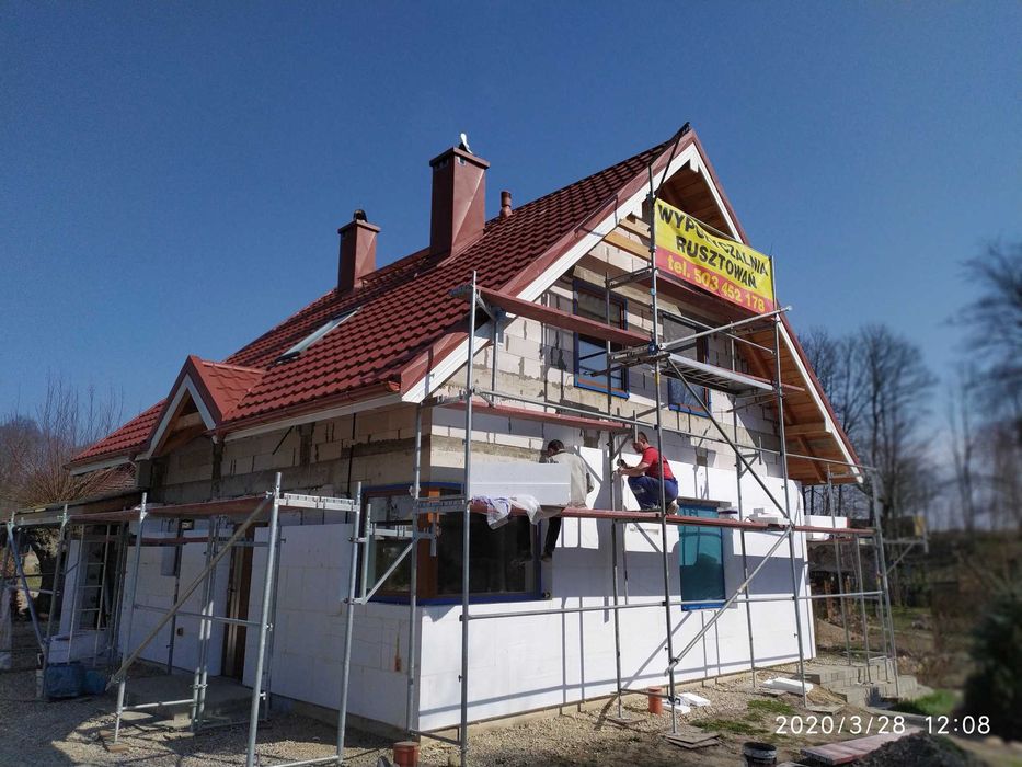 Wypożyczę rusztowanie elewacyjne typu PLATTEC