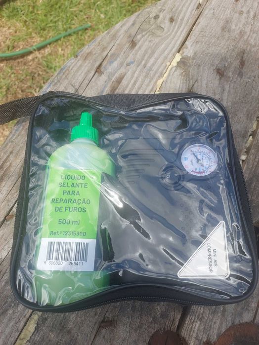 Kit reparação de pneus
