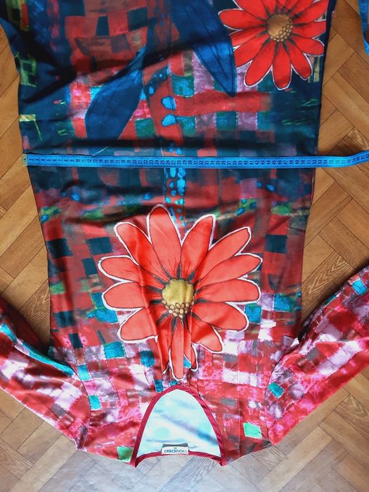 Sukienka,długa tunika z kieszeniami L/XL Unikat