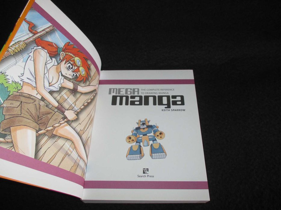 Livro Mega Manga Keith Sparrow