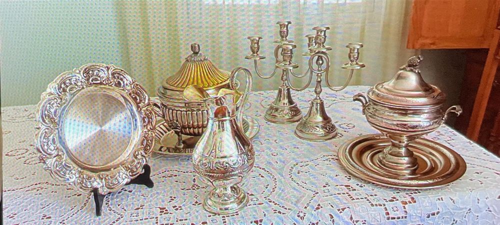 6 Castiçais 30cm altura