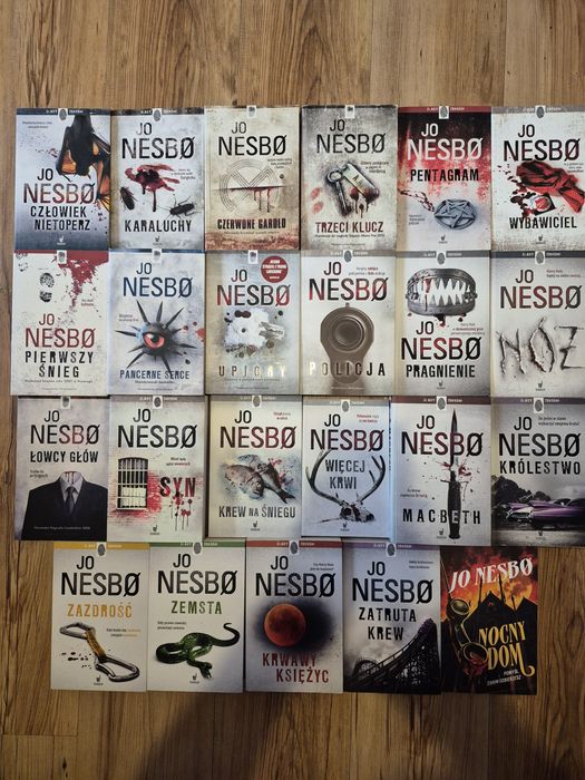 Jø Nesbø zestaw 23 książek