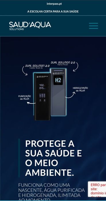 Dual Solution 2.0 - Purificador Água