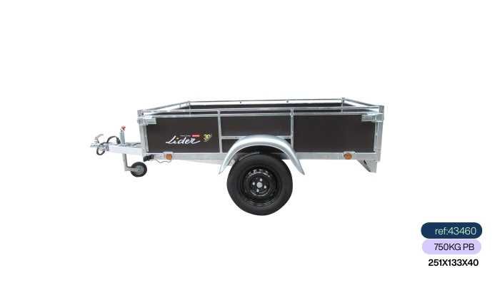 Reboques / Atrelados Caixa Madeira Lider 750kg