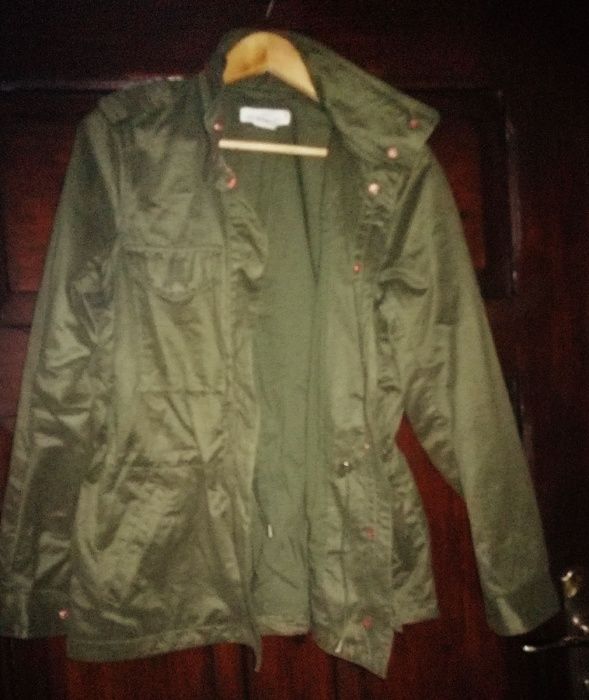 TCHIBO KHAKI Kurtka bawełniana