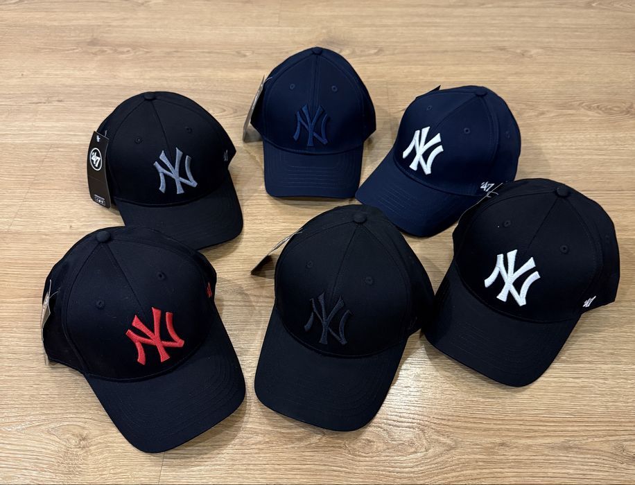 Кепка 47Brand New York чёрная-беж синя хакі