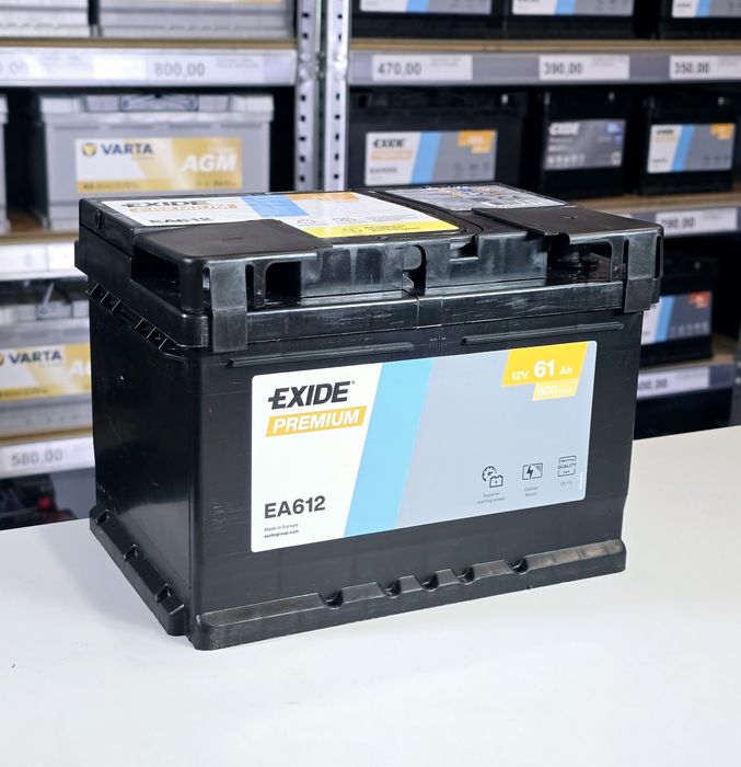 Akumulator Centra Exide CA612 EA612 12V 61AH 600A nowy